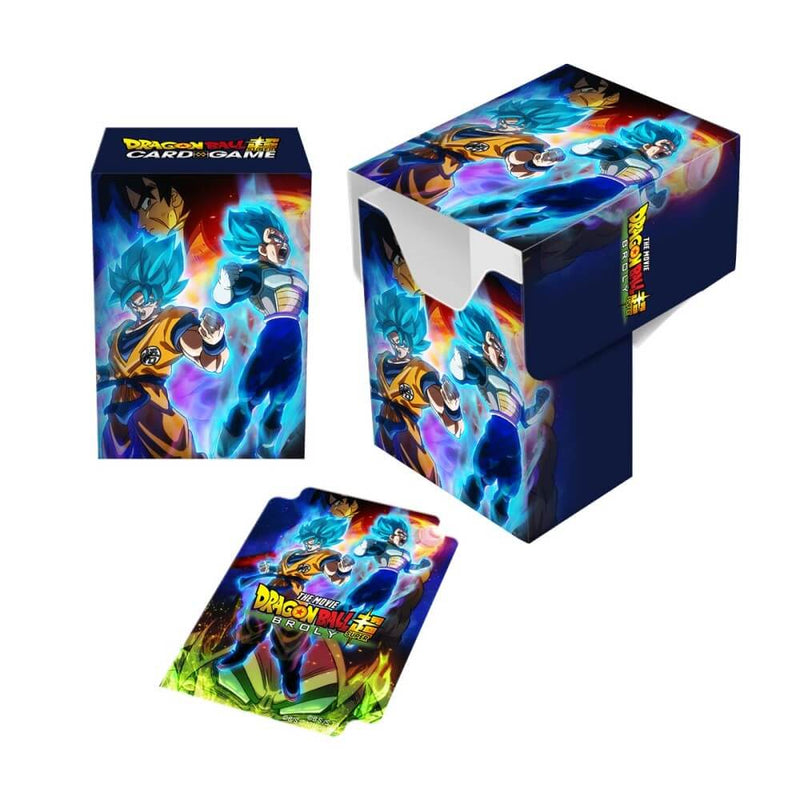 Dragon Ball Super Full View Deck Box Goku Vegeta and Broly - Card Croc