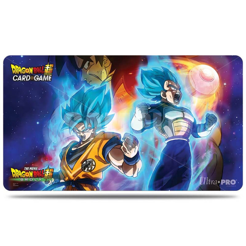 Dragon Ball Super Playmat Vegeta Goku and Broly - Card Croc