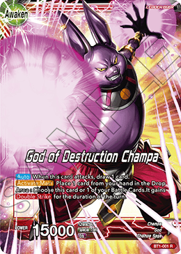 BT1-001 - Champa // God of Destruction Champa