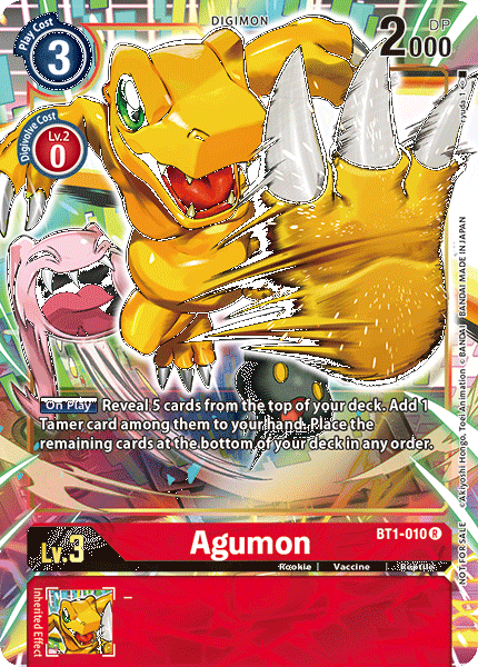 (BT01-010) - Agumon (Alt Art)