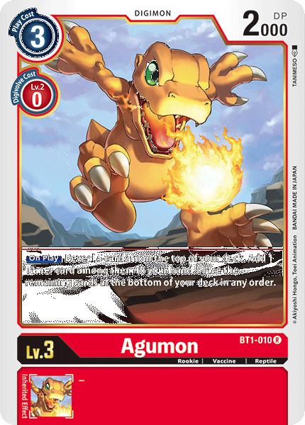 (BT01-010) - Agumon