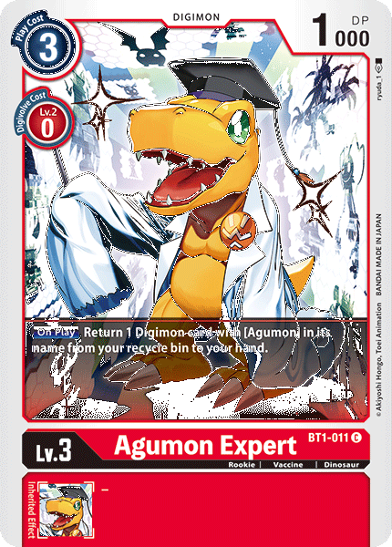 (BT01-011) - Agumon Expert