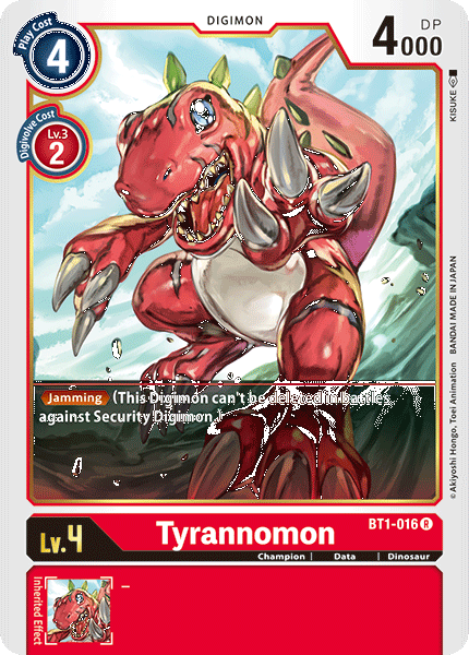 (BT01-016) - Tyrannomon