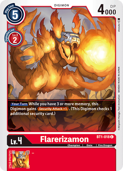 (BT01-018) - Flarerizamon