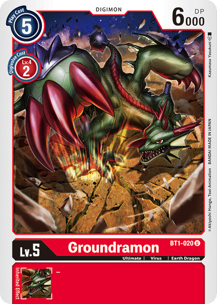 (BT01-020) - Groundramon