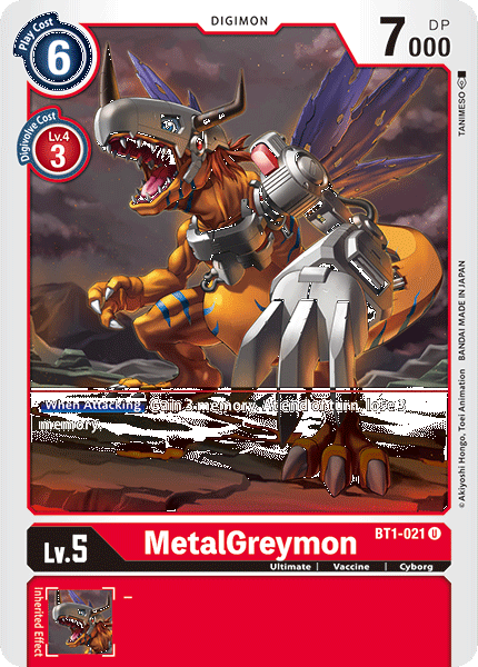 (BT01-021) - MetalGreymon