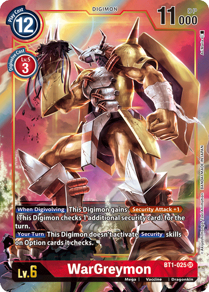 (BT01-025) - WarGreymon (Alt Art)