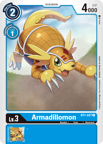 (BT01-027) - Armadillomon