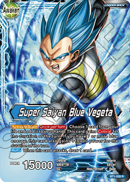 BT1-028 - Vegeta // Super Saiyan Blue Vegeta