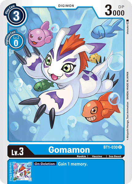 (BT01-030) - Gomamon