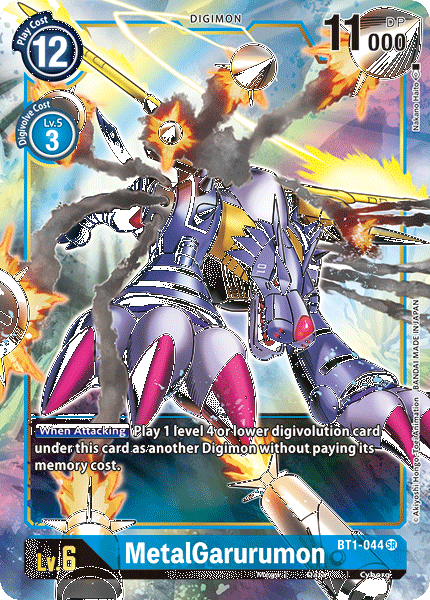 (BT01-044) - MetalGarurumon (Alt Art)