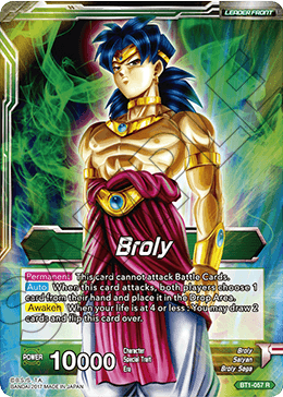 BT1-057 - Broly //Broly, The Legendary Super Saiyan