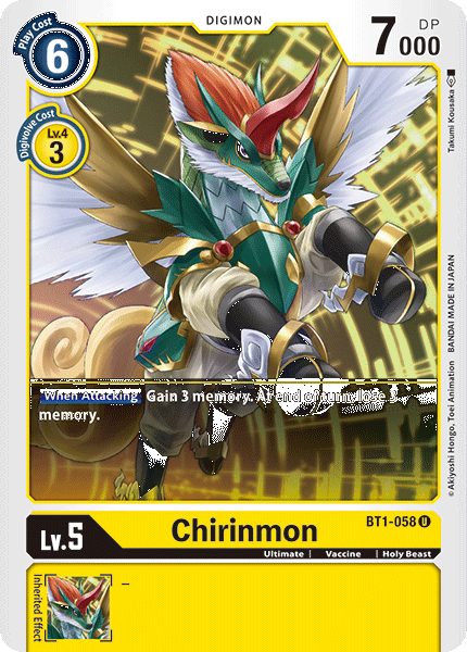 (BT01-058) - Chirinmon