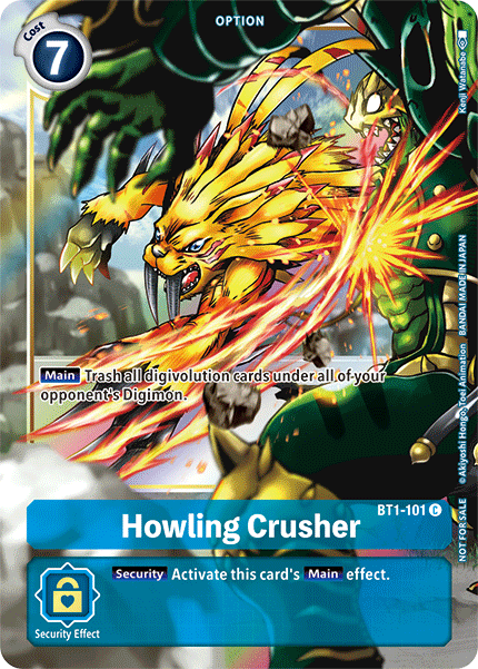 (BT01-101) - Howling Crusher (Alt Art)