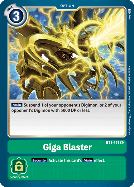 (BT01-111) - Giga Blaster