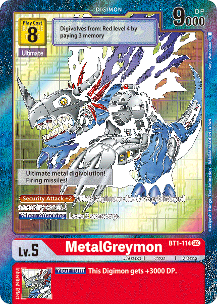 (BT01-114) - MetalGreymon (Alt Art)