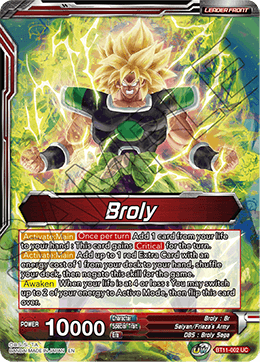 BT11-002 - Broly // Broly, the Awakened Demon