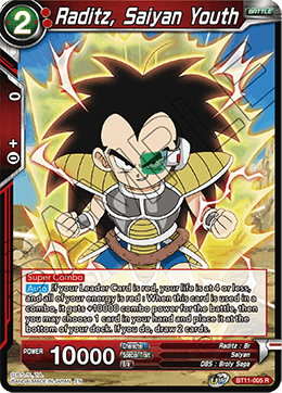 BT11-005 - Raditz, Saiyan Youth