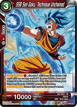 BT11-006 - SSB Son Goku, Technique Unchained