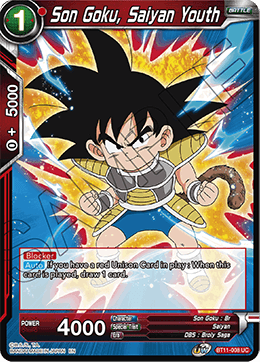 BT11-008 - Son Goku, Saiyan Youth