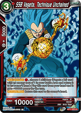 BT11-009 - SSB Vegeta, Technique Unchained