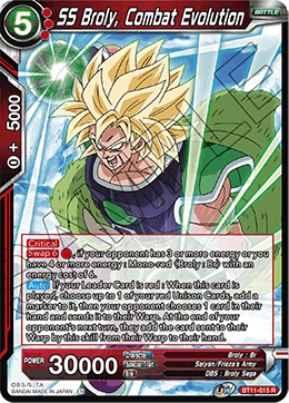 BT11-015 - SS Broly, Combat Evolution