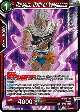 BT11-021 - Paragus, Oath of Vengeance