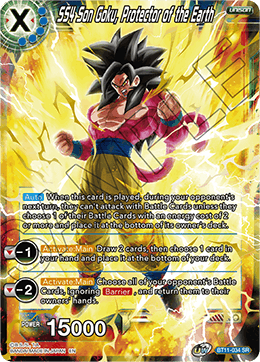 BT11-034 - SS4 Son Goku, Protector of the Earth