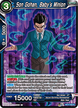 BT11-035 - Son Gohan, Baby's Minion