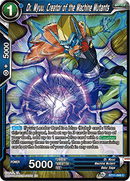 BT11-048 - Dr. Myuu, Creator of the Machine Mutants