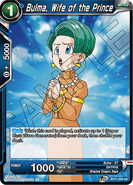 BT11-055 - Bulma, Wife of the Prince