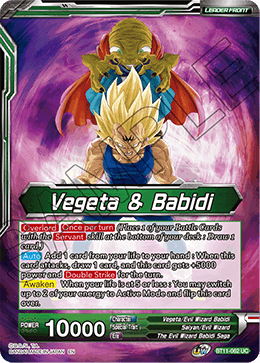 BT11-062 - Vegeta & Babidi // Babidi & Prince of Destruction Vegeta, Mightiest Majin