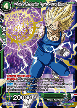 BT11-066 - Prince of Destruction Vegeta, Prideful Warrior