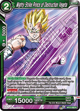 BT11-068 - Mighty Strike Prince of Destruction Vegeta