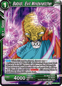 BT11-071 - Babidi, Evil Mindsnatcher