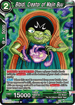 BT11-072 - Bibidi, Creator of Majin Buu