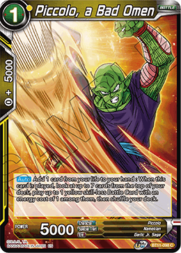 BT11-098 - Piccolo, a Bad Omen