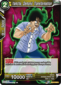 BT11-100 - Yamcha, Demonic Transformation