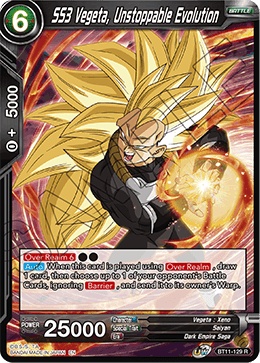 BT11-129 - SS3 Vegeta, Unstoppable Evolution