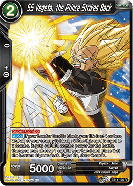 BT11-130 - SS Vegeta, the Prince Strikes Back