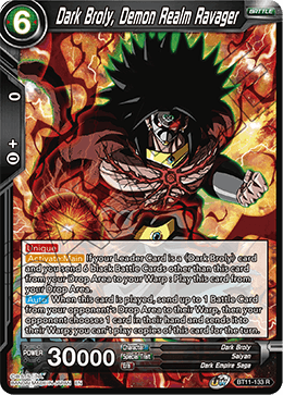 BT11-133 - Dark Broly, Demon Realm Ravager