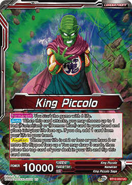 BT12-002 - King Piccolo // King Piccolo, Demonic Rejuvenation