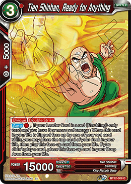 BT12-009 - Tien Shinhan, Ready for Anything