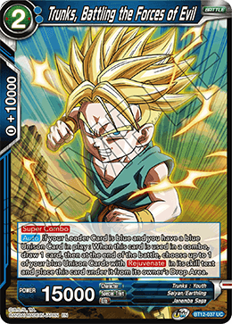 BT12-037 - Trunks, Battling the Forces of Evil