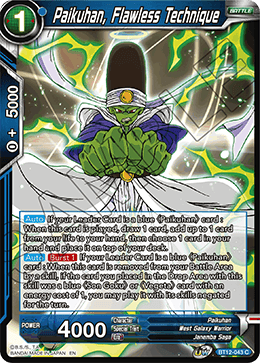 BT12-043 - Paikuhan, Flawless Technique