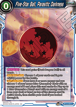 BT12-052 - Five-Star Ball, Parasitic Darkness