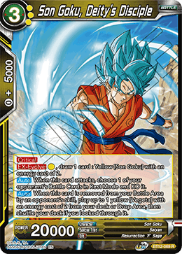 BT12-089 - Son Goku, Deity's Disciple