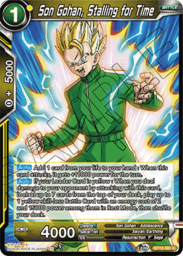 BT12-091 - Son Gohan, Stalling for Time