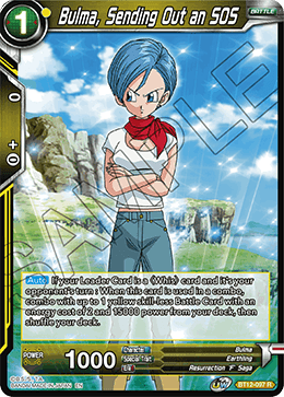 BT12-097 - Bulma, Sending Out an SOS