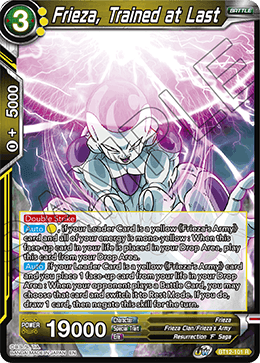 BT12-101 - Frieza, Trained at Last